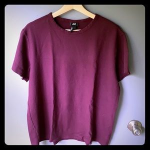 Maroon H&M T-Shirt